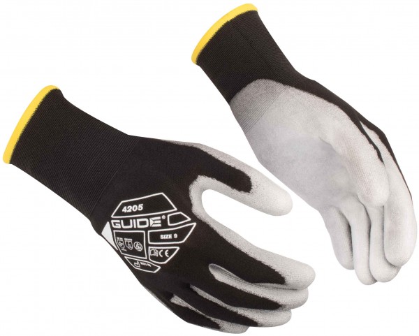 Guide 4205 PU-Schutzhandschuhe ESD teilbeschichtet