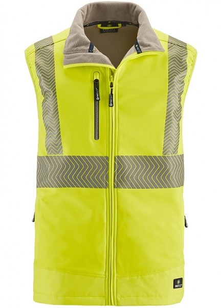 4 Protect PARAMUS 3425 Warnschutz-Softshellweste leuchtgelb