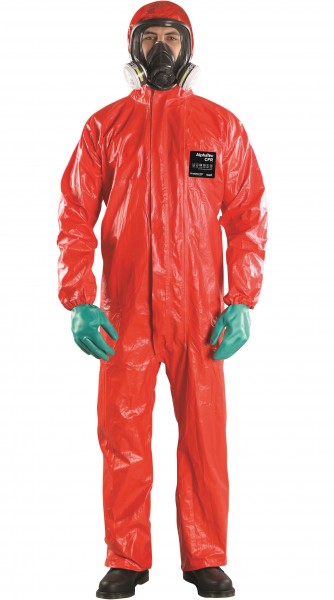 Microgard / AlphaTec CFR Overall mit Kapuze Modell 111 rot