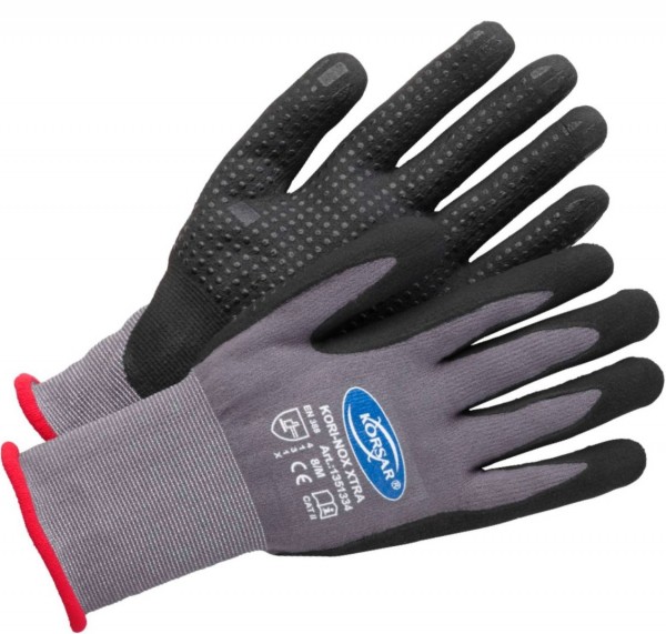 Korsar Kori-Nox Xrta Nitrilschaum-Schutzhandschuhe mit Noppen