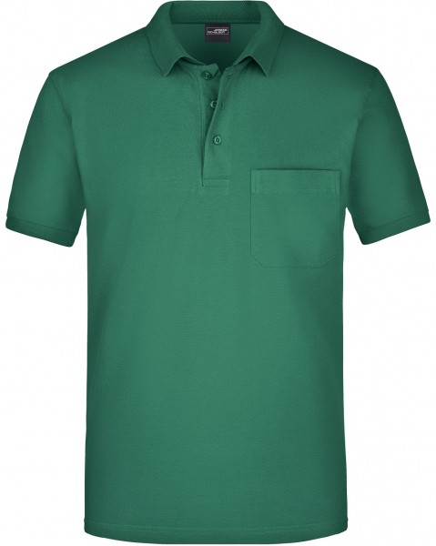 James & Nicholson JN922 Herren Piqué Polo mit Brusttasche in 10 Farben