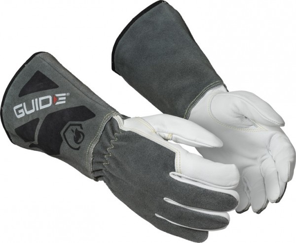 Guide 1275 Ziegen-/Rindspaltleder-Schweißerhandschuhe