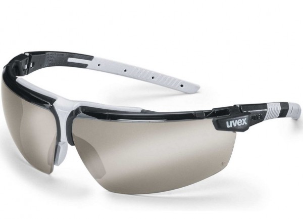 uvex 9190885 i-3 Arbeitsschutzbrille PC-Scheibe in Silberspiegel grau