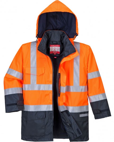 Portwest S779 Bizflame Regen Warnschutz Multi-Norm Jacke