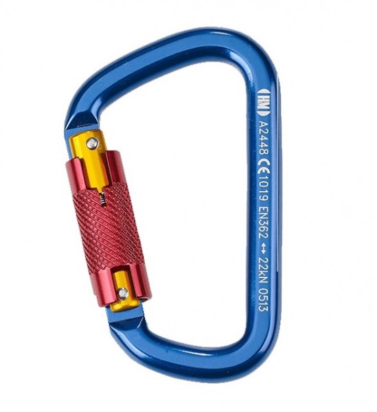 M.A.S Bergsteiger-Karabinerhaken BS 15 Aluminium