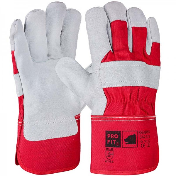 Pro-Fit 542223 Seemann Rindspaltleder-Schutzhandschuh