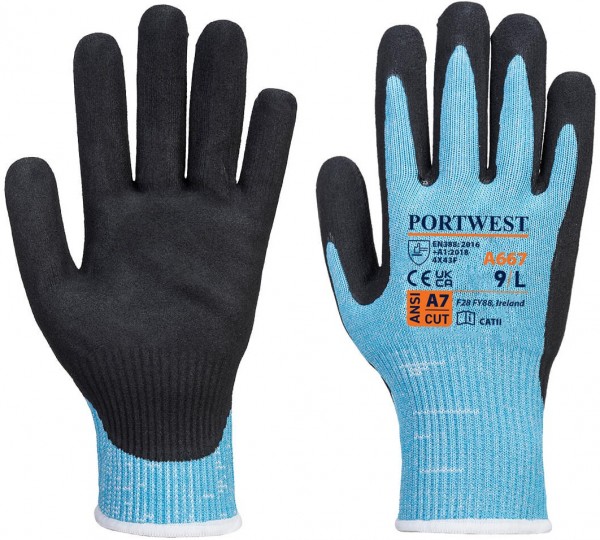 Portwest A667 Nitril-Schnittschutzhandschuhe Level F