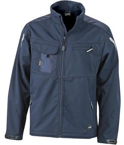 James & Nicholson JN844 Workwear Softshell Jacke in 9 Farben