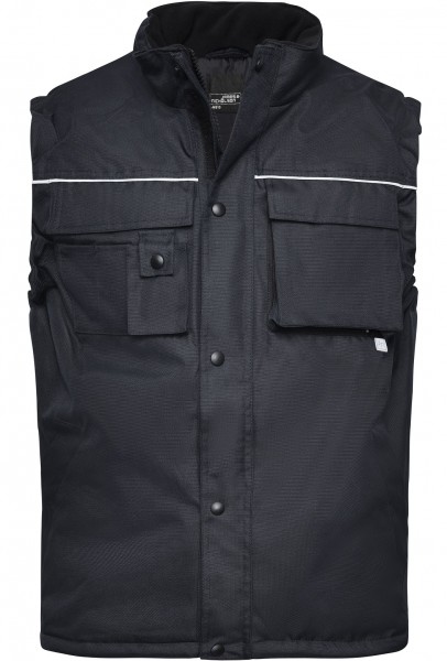 James & Nicholson JN813 Workwear Weste in 3 Farben