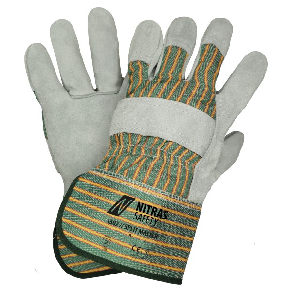 Nitras 1302 Split Master Rindspaltlederhandschuhe