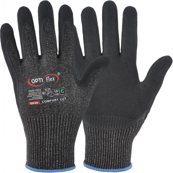 OPTI Flex 0838 Comfort Cut Schnittschutzhandschuhe Nitril PU