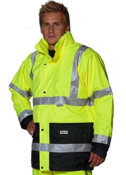 Ocean 020027 Breathable Jacket High-Vis Warnschutz-Regenjacke