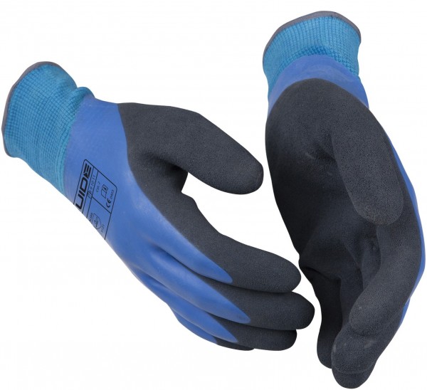 Guide 585 Latex-Schutzhandschuhe vollbeschichtet blau