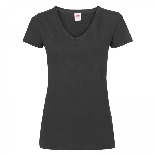 Fruit of The Loom Valueweight V-Neck T Ladys-Fit in 10 Farben