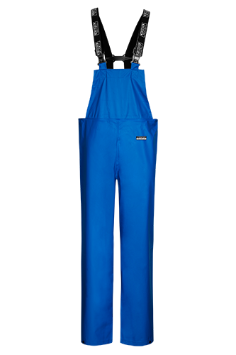 Lyngsøe LR46 PU Allround Regen-Latzhose mit elastischen Hosenträgern