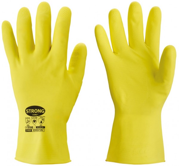 Stronghand 0466 Edmonton Latex-Chemikalienschutzhandschuhe lebensmittelgeeignet