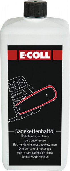 E-COLL Sägekettenhaftöl 1-Liter-Flasche