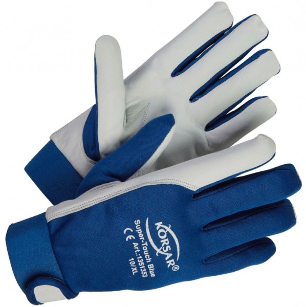 Korsar Super-Touch Blue Ziegenlederhandschuhe