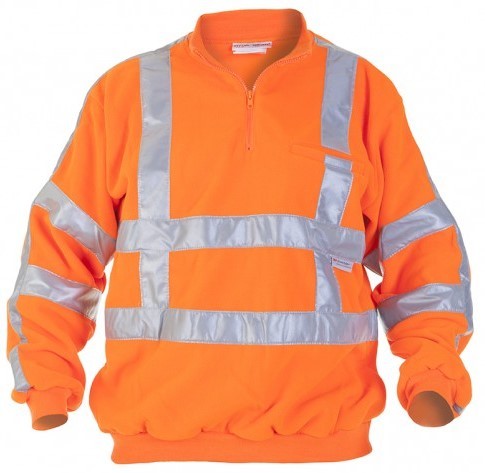 Hydrowear Texel 040450OR Warnschutz-Fleecetroyer leuchtorange