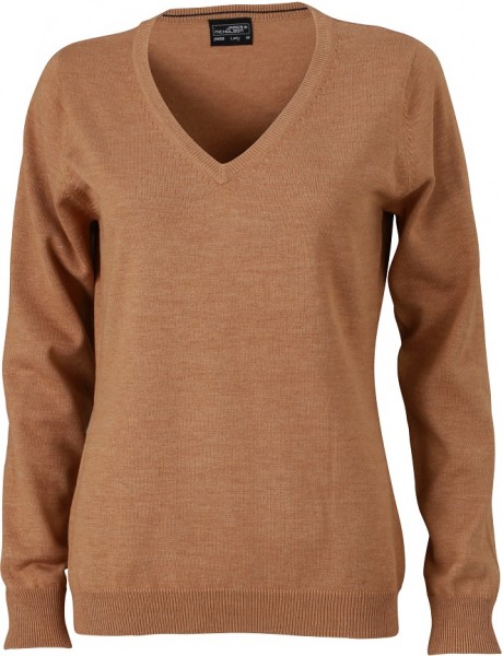 James & Nicholson JN658 Damen V-Pullover in 12 Farben
