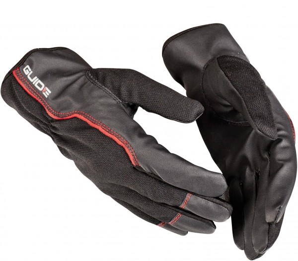 Guide 569 Synthetikleder Schutzhandschuhe schwarz