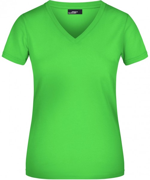 James & Nicholson JN004 Damen V-T-Shirt in 10 Farben