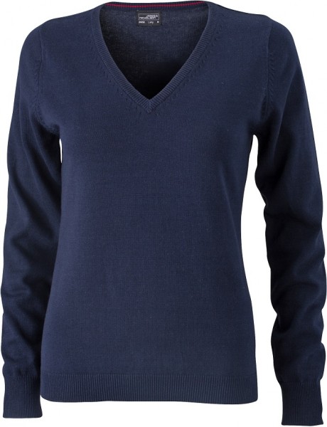 James & Nicholson JN658 Damen V-Pullover in 12 Farben