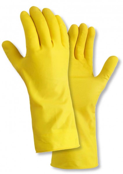 texxor 2220 Naturlatex-Haushaltshandschuhe gelb