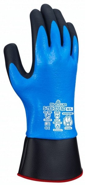 SHOWA S-TEX 377SC Nitril-Schnittschutzhandschuhe Level D