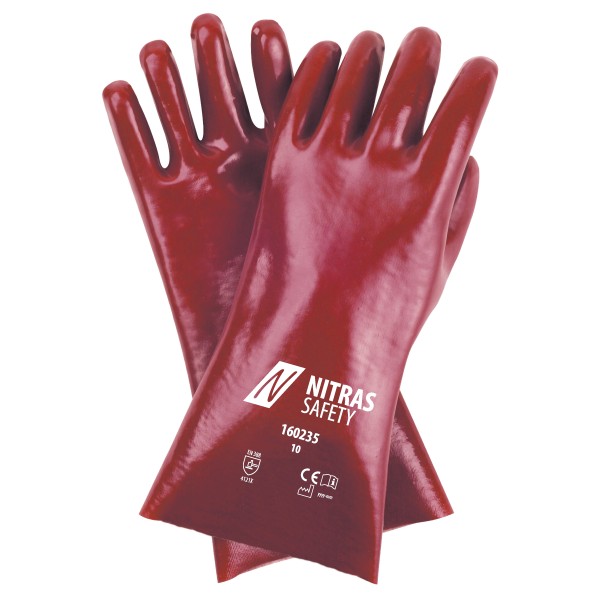 Nitras 160235 PVC-Schutzhandschuhe vollbeschichtet