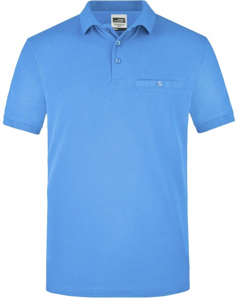 James & Nicholson JN846 Herren Work Polo mit Tasche in 17 Farben