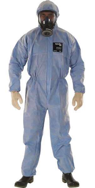 Microgard / AlphaTec FR Overall mit Kapuze Modell 111 hellblau