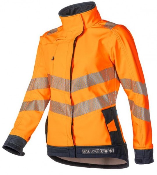Sioen Heika 7332A2TV4 Damen Warnschutz-Softshelljacke