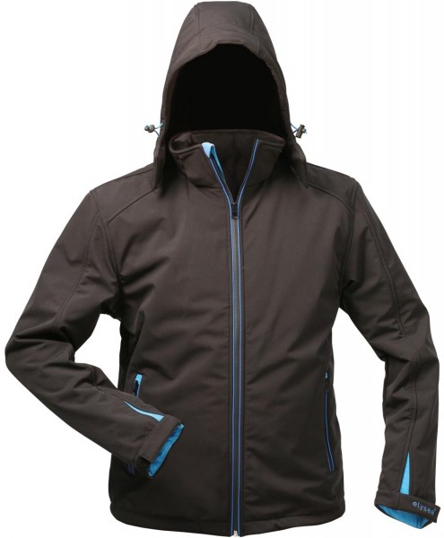 elysee 19950 URANOS Softshelljacke schwarz/blau