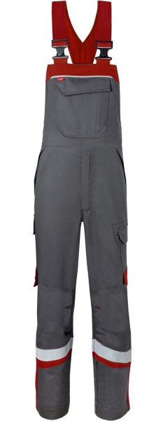 *SALE* Havep 5safety Image Plus 20288 Multinorm-Latzhose kohlengrau-rot