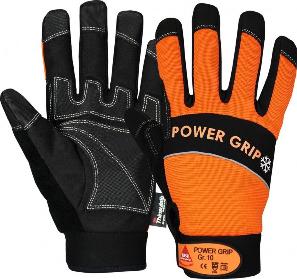 Hase 402050 Power Grip Winter Kunstleder-Mechanikerhandschuhe