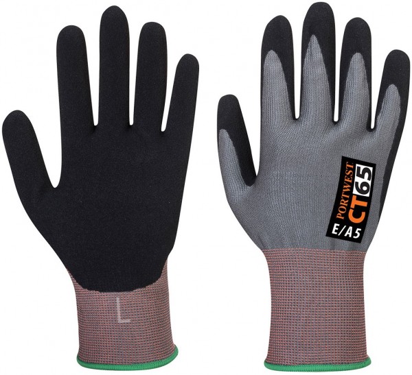 Portwest CT65 Nitrilschaum-Schnittschutzhandschuhe Level E