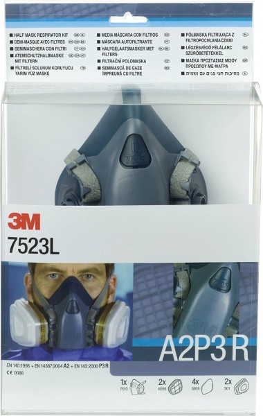 3M Serie 7500 Halbmasken-Set 7523L A2P3R