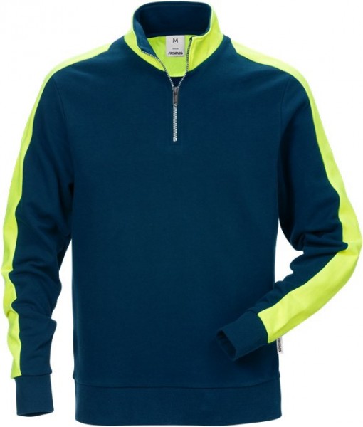 Fristads 111263 Sweatshirt mit kurzem Reißverschluss 449 RTS