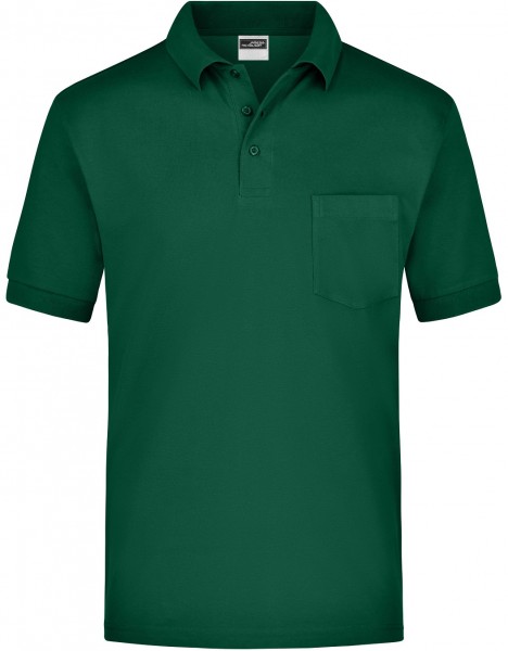 James & Nicholson JN026 Kurzarm Poloshirt mit Brusttasche in 8 Farben