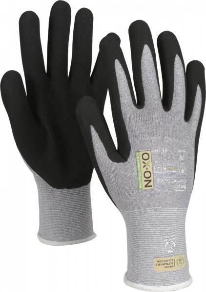 OX-ON Recycle Comfort 16302 Nitrilschaum-Schutzhandschuhe
