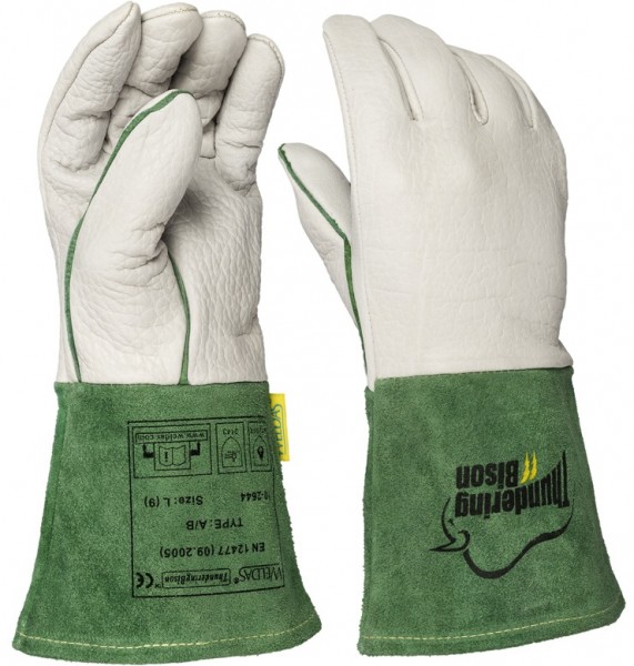 Weldas ThunderingBison 10-2644 Bisonleder-Schweißerhandschuhe