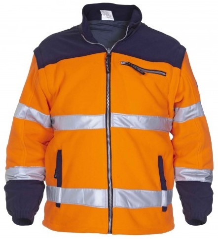 Hydrowear Feldkirchen 04026010F Warnschutz-Fleecejacke leuchtorange