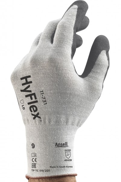Ansell HyFlex 11-731 PU-Schnittschutzhandschuhe Level B