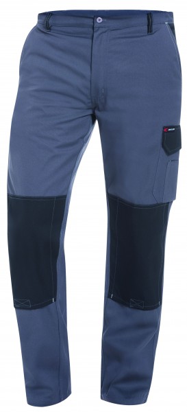 Craftland 22363 OVERTON Canvas Bundhose grau-schwarz