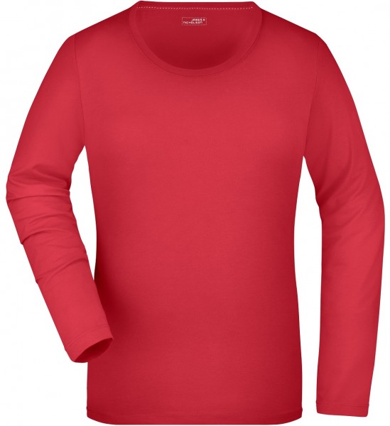 James & Nicholson JN927 Damen Elastic Langarm Shirt in 9 Farben