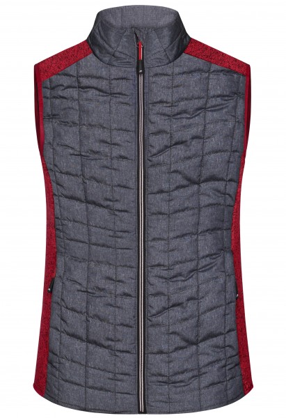 James & Nicholson JN739 Damen Knitted Hybrid Weste in 6 Farben