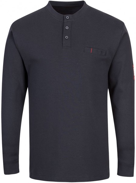 Portwest FR32 Langarm-Shirt Henley flammhemmend antistatisch