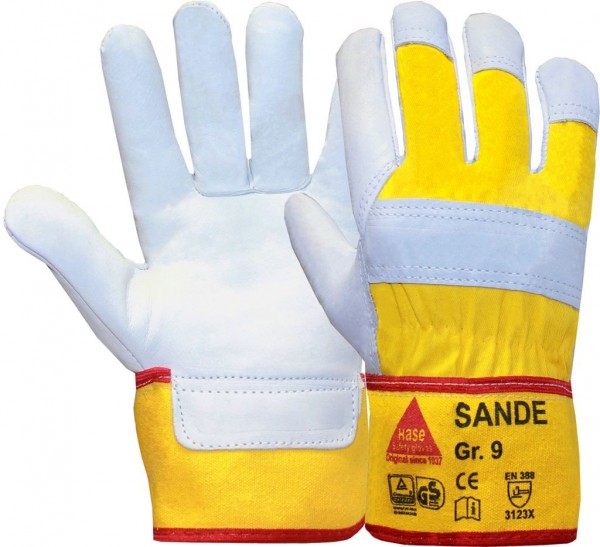 Hase 292002 Sande Rindnarbenleder-Schutzhandschuhe