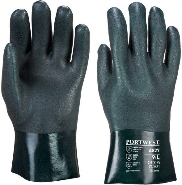 Portwest A827 PVC-Chemikalienschutzhandschuhe